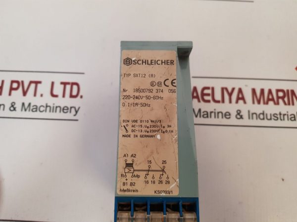 SCHLEICHER SXT12 (A) CURRENT MEASURING RELAY