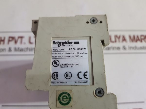 SCHNEIDER ELECTRIC MODICON ABE7-H16R21 I/O MODULE