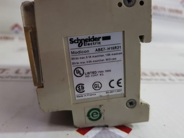 SCHNEIDER ELECTRIC ABE7-H16R21 16 DIGITAL INPUTS/OUTPUTS MODULE