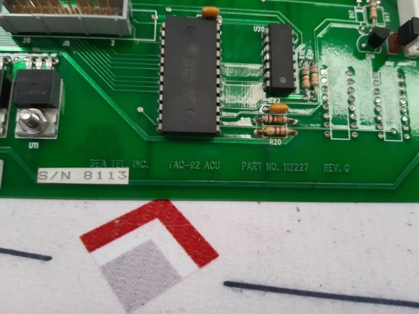 SEA TEL TAC-92 ACU PCB CARD 112227