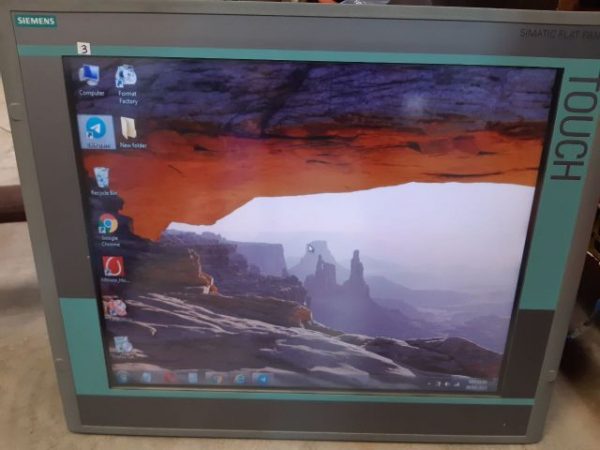 SIEMENS SIMATIC FLAT PANEL 19" TOUCH PANEL 6AV7861-3TA00-1AA0