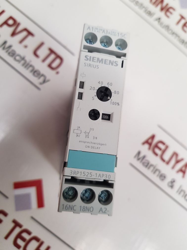 SIEMENS SIRIUS 3RP1525-1AP30 TIME RELAY