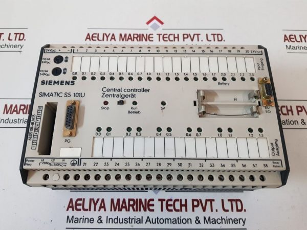 SIEMENS SIMATIC S5-101U CENTRAL CONTROLLER 6ES5101-8UA13