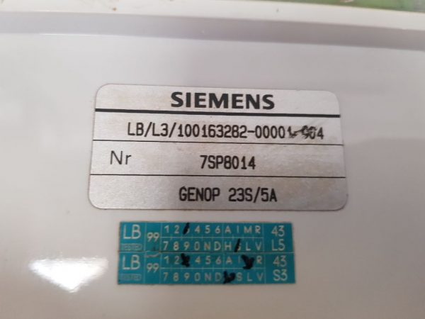 SIEMENS 7SP8014 INDUSTRIAL CONTROL SYSTEM