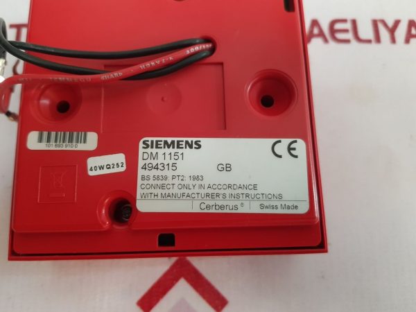 SIEMENS DM1151 MANUAL CALL POINT