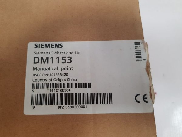 SIEMENS DM1153 MANUAL CALL POINT 559030 04