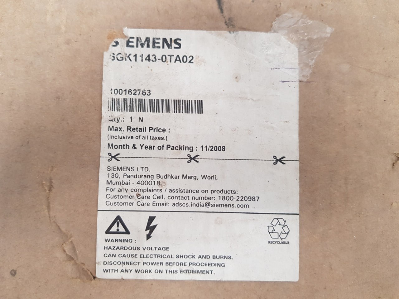 SIEMENS SINEC 6GK1143-0TA02 MODULE - Image 12