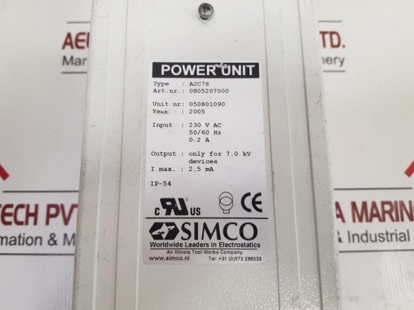 SIMCO A2C7S POWER UNIT