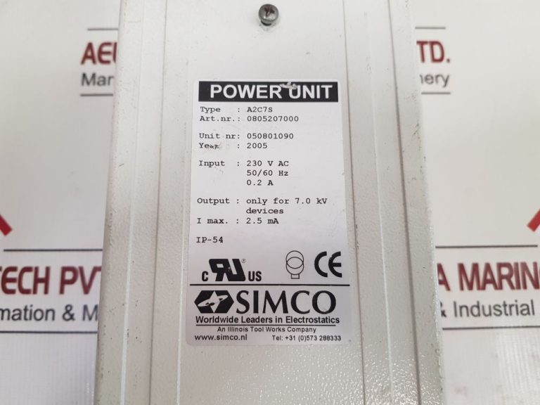 SIMCO A2C7S POWER UNIT Aeliya Marine