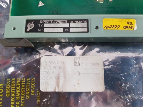 SOREN T. LYNGSO 213BB600 V01 PCB CARD