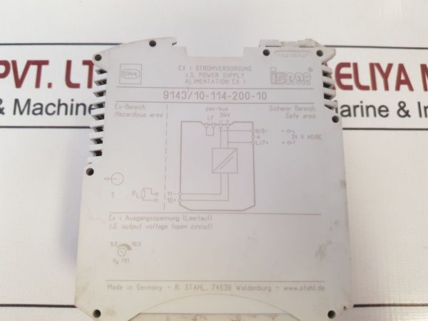 STAHL 9143/10-114-200 I.S. POWER SUPPLY