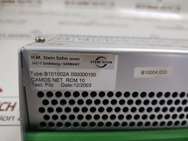 STEIN SOHN CAMOS NET-RCM 10 REEFER CONTAINER MONITORING B101002A 000000100