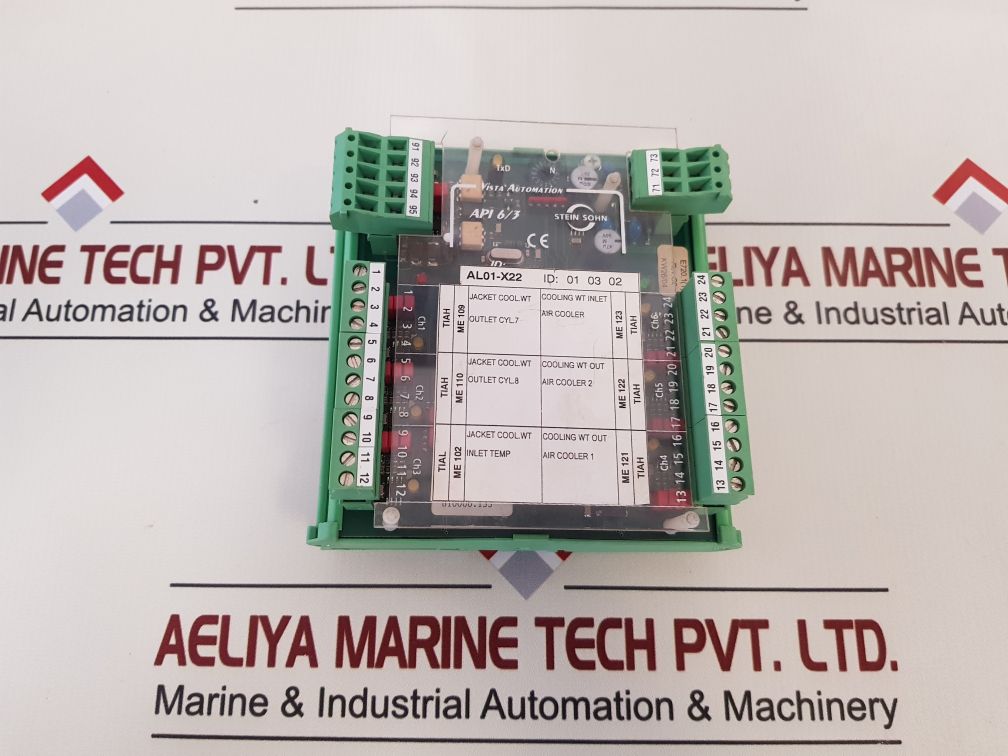 STEIN SOHN F102002 A ANALOG PT100 INPUT MODULE API 6/3