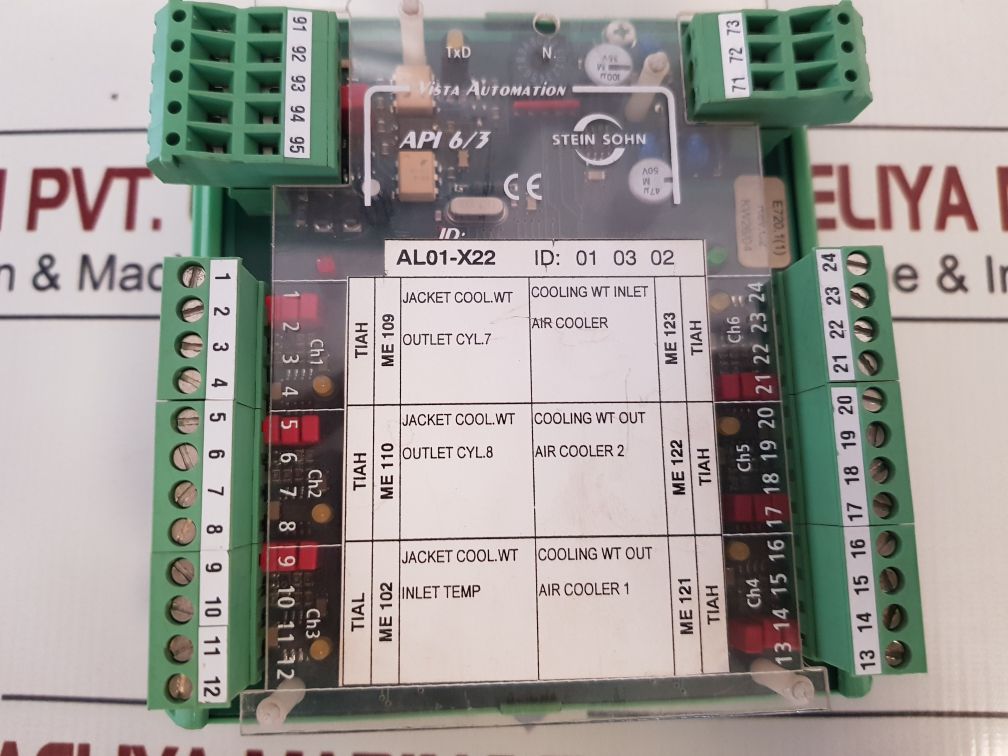 STEIN SOHN F102002 A ANALOG PT100 INPUT MODULE API 6/3