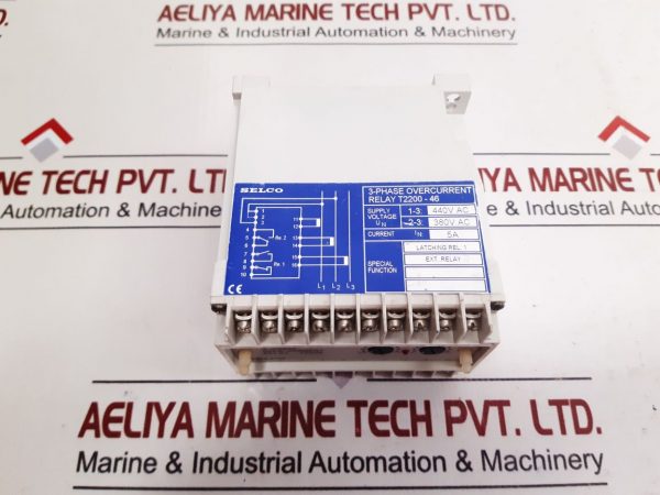 SELCO T2200 3-PHASE OVER-CURRENT RELAY