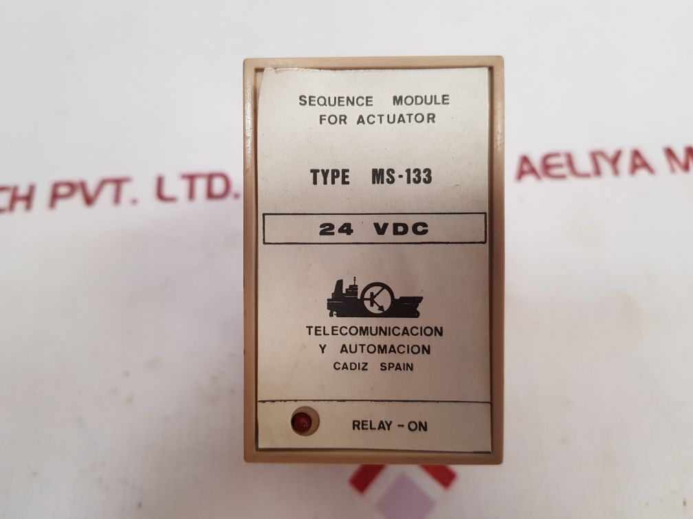 TELECOMUNICACION MS-133 SEQUENCE MODULE FOR ACTUATOR