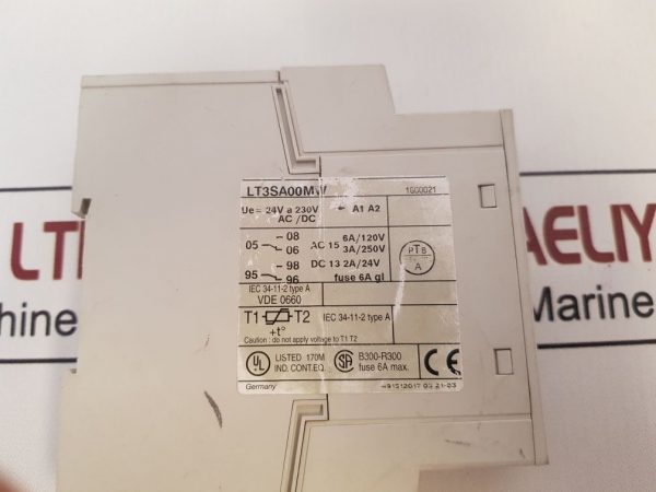 TELEMECANIQUE LT3SA RELAY LT3SA00MW