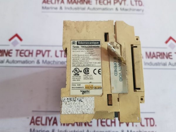 TELEMECANIQUE SCHNEIDER ELECTRIC TWIDO TWDLCAE40DRF COMPACT PLC BASE