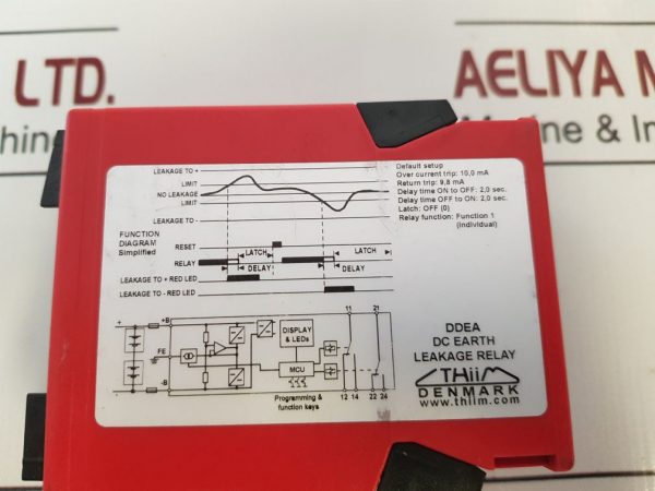 THIIM DDEA 2050 PA4C DDEA DC EARTH LEAKAGE RELAY