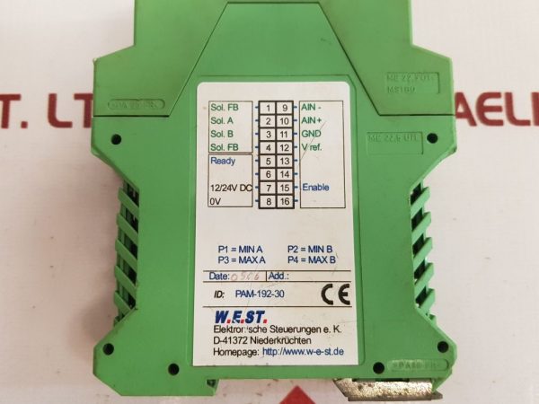 W.E.ST. PAM-192-30 POWER AMPLIFIER