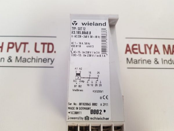 WIELAND SCHLEICHER SXT 12 CURRENT RELAY R3.185.0060.0