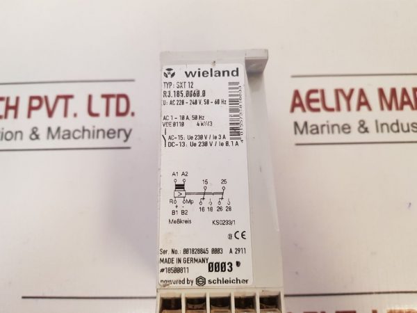 WIELAND SXT12 CURRENT RELAY R3.185.0060.0