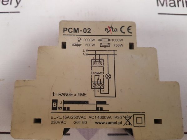 ZAMEL PCM-02 TIMER RELAY 866248