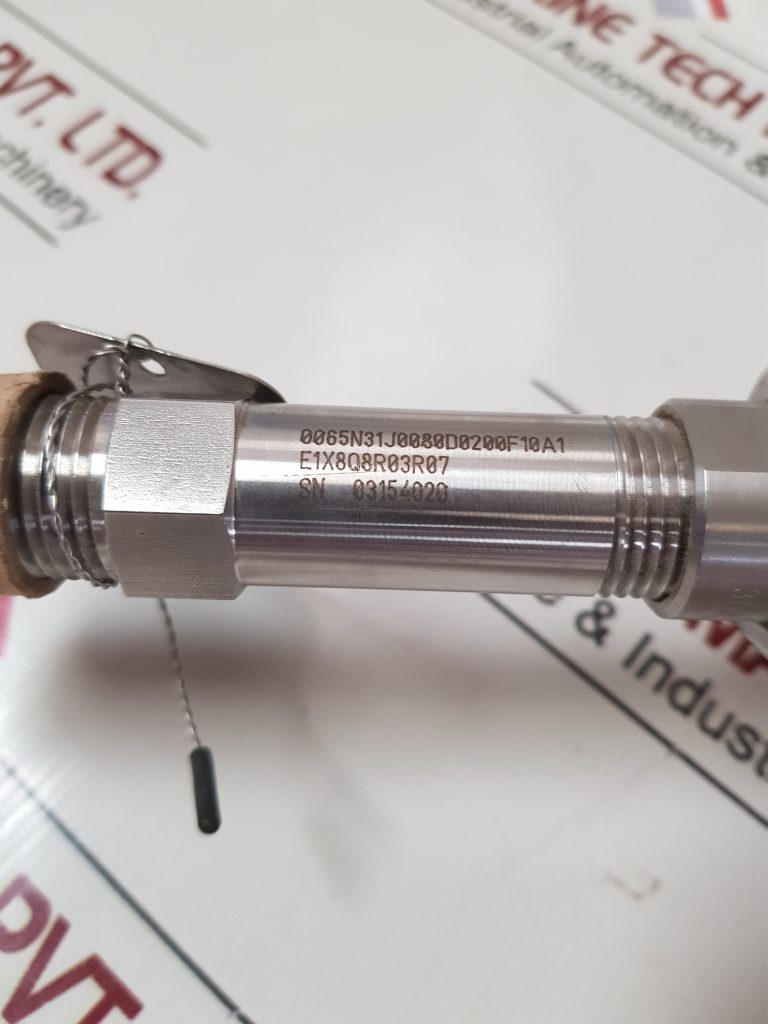 ROSEMOUNT PT100, 4 WIRE, SINGLE SENSOR, 6 X 200 MM + THERMOWELL