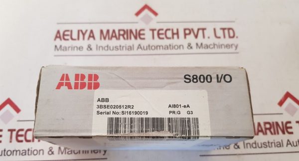 ABB AI801-EA ANALOG INPUT S800 LIGHT MODULE