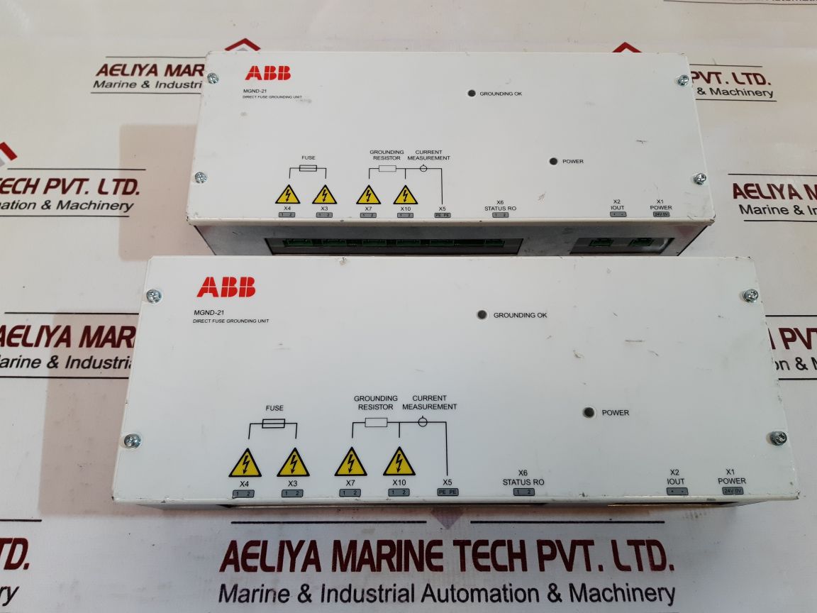 ABB MGND-21 DIRECT FUSE GROUNDING UNIT