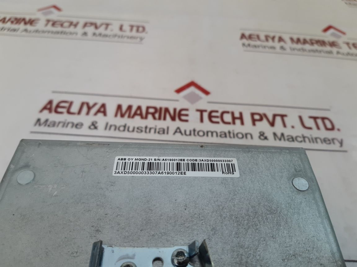 ABB MGND-21 DIRECT FUSE GROUNDING UNIT