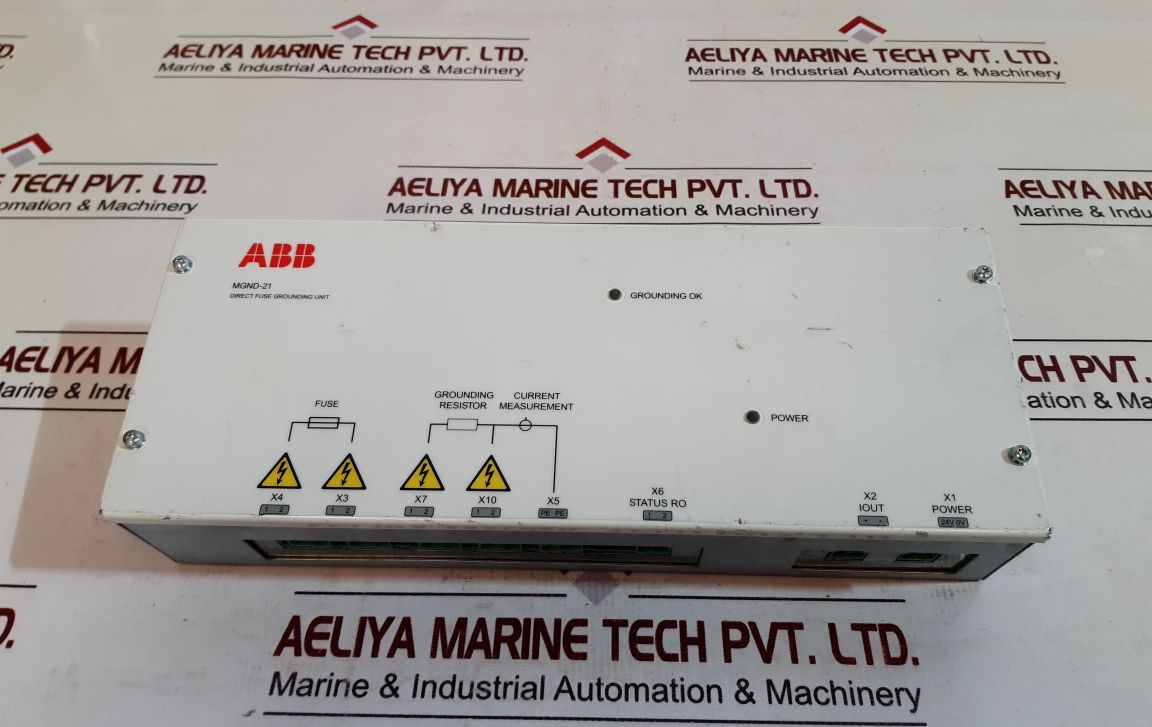 ABB MGND-21 DIRECT FUSE GROUNDING UNIT