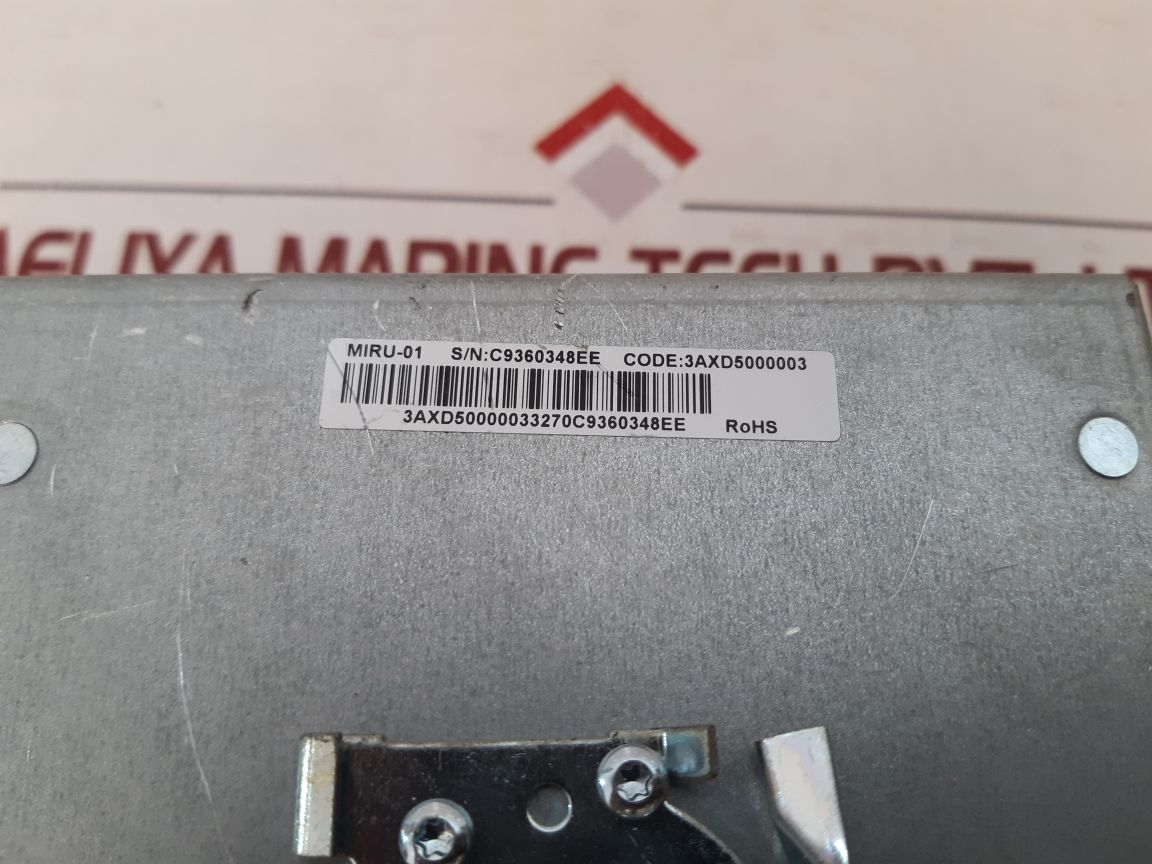 ABB MIRU-01 INSULATION RESISTANCE MEASUREMENT UNIT 3AXD5000003