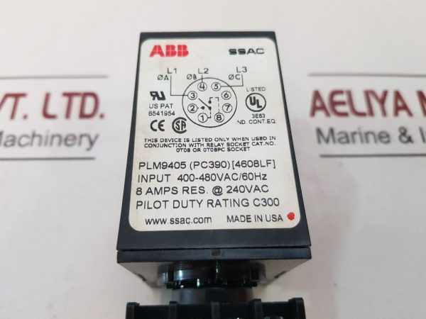 ABB 3~ VOLTAGE MONITOR PLM9405