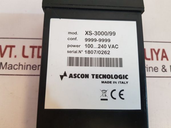 ASCON XS SERIES XS-3000/99 CONTROLLER
