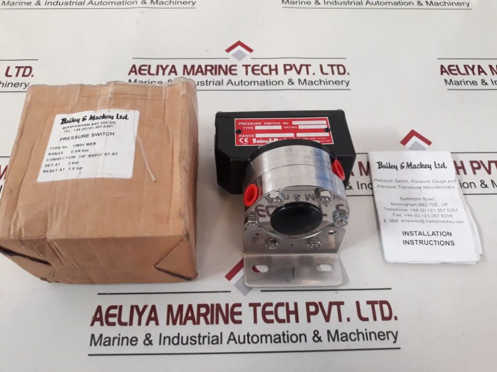 BAILEY & MACKEY 1382V PRESSURE SWITCH Aeliya Marine