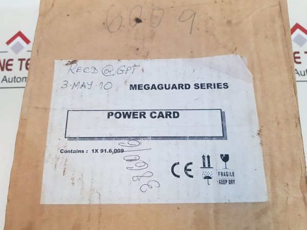 CARLO GAVAZZI 6009 POWER CARD MEGAGUARD SERIES