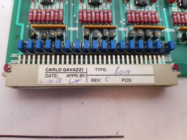 CARLO GAVAZZI 6014 PCB CARD