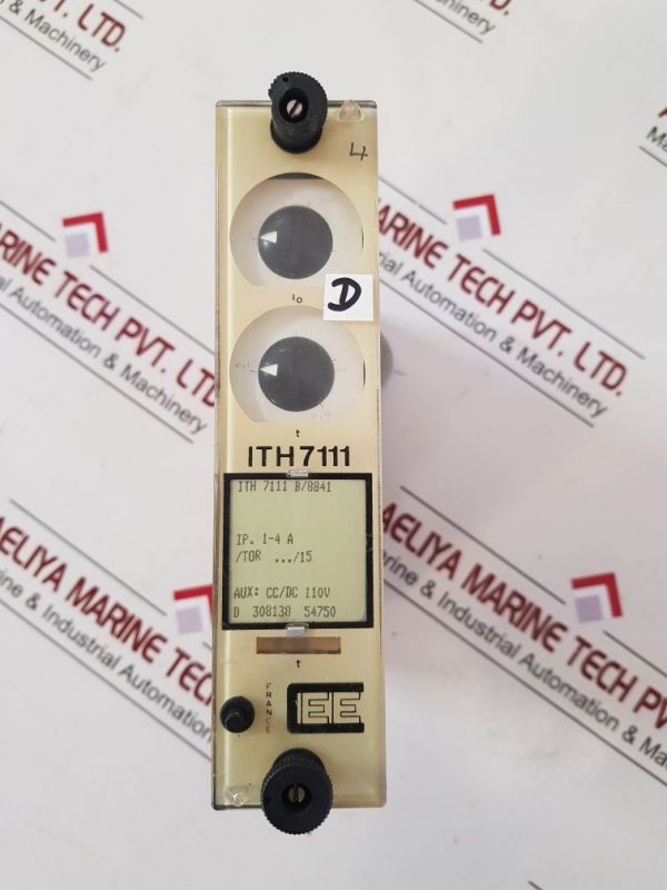 CEE ITH7111 ZERO SEQUENCE RELAY