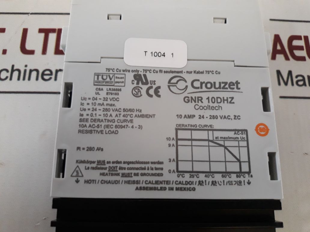 CROUZET GNR 10DHZ SOLID STATE RELAY