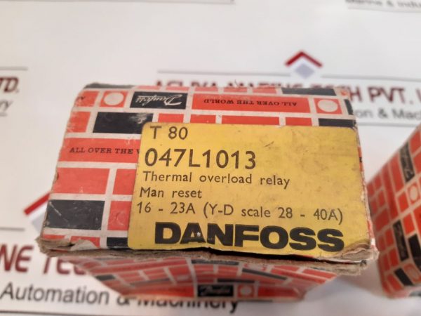 DANFOSS T80 THERMAL OVERLOAD RELAY 047L1013