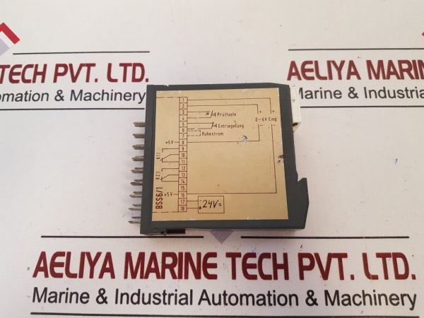 DEUTA-WERKE BSS6/1 OUTPUT RELAY BSS6/1WY