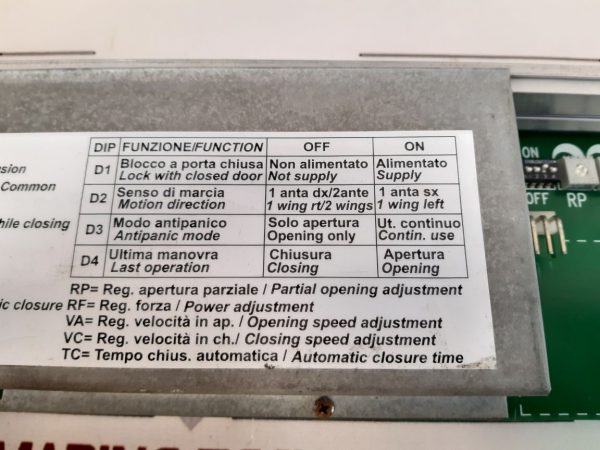 DITEC A201019102261 SAFETY PHOTOCELL