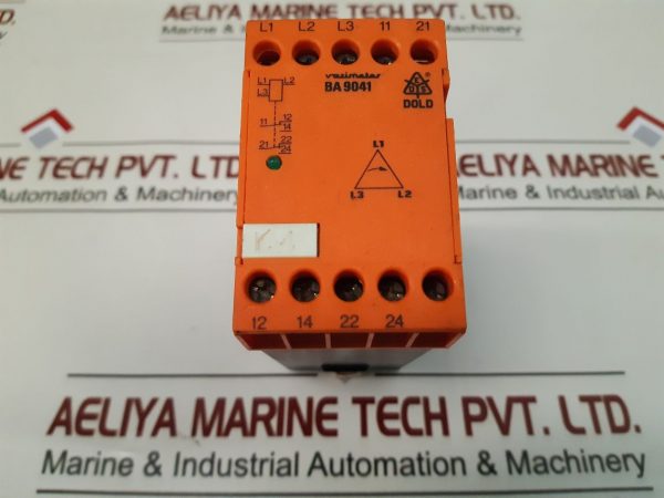 E.DOLD U.SOHNE VARIMETER BA 9041 PHASE SEQUENCE RELAY