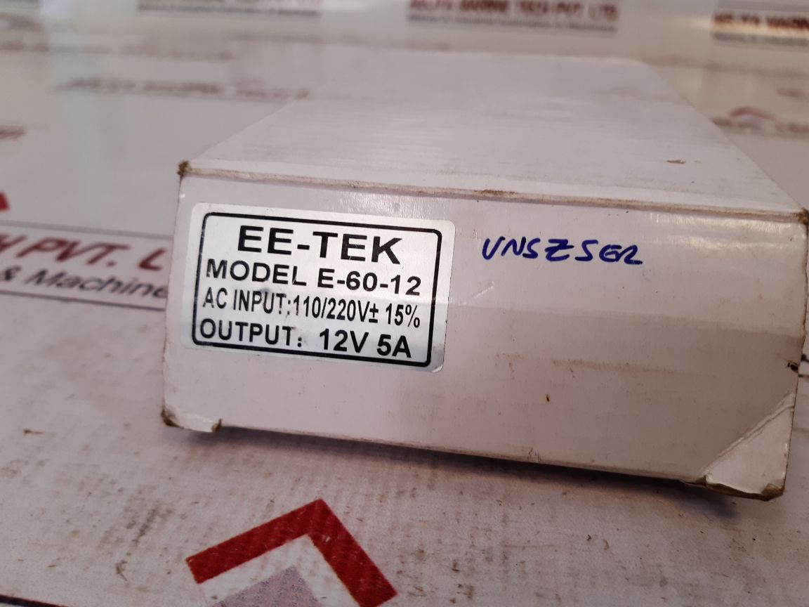 POWER SUPPLY EE-TEK E-60-12