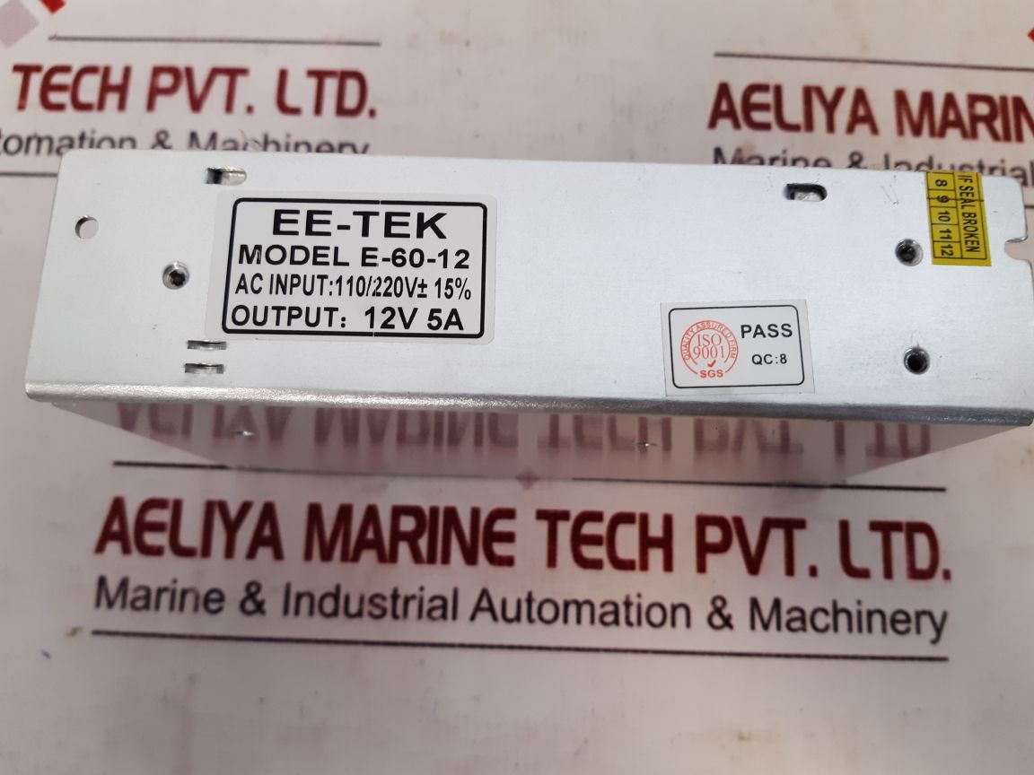 POWER SUPPLY EE-TEK E-60-12