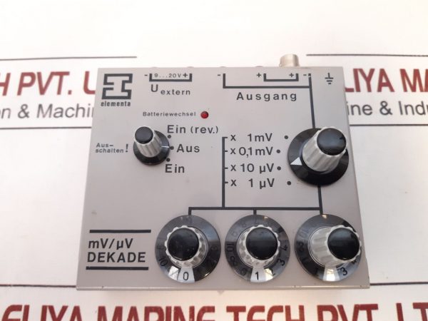 ELEMENTA MV/µV DEKADE