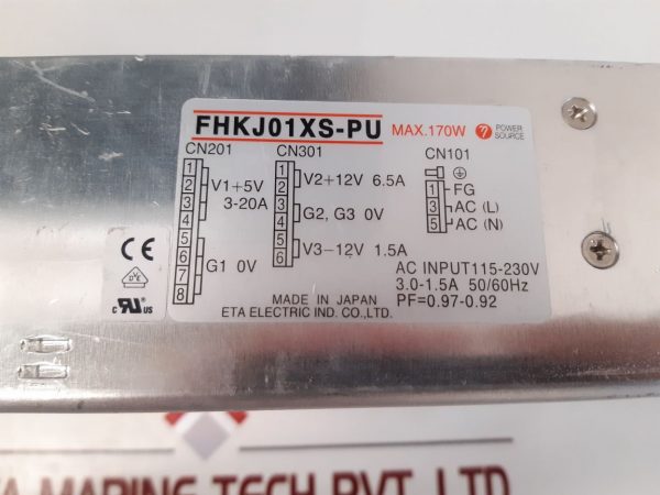ETA ELECTRIC FHKJ01XS-PU POWER SOURCE SUPPLY
