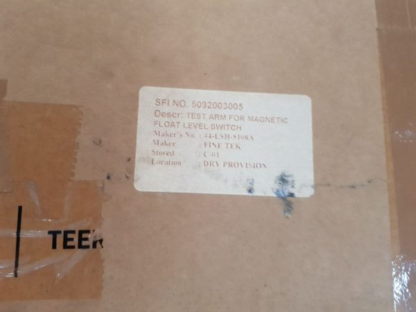 FINETEK 44-LSH-5108A TEST ARM FOR MAGNETIC FLOAT LEVEL SWITCH