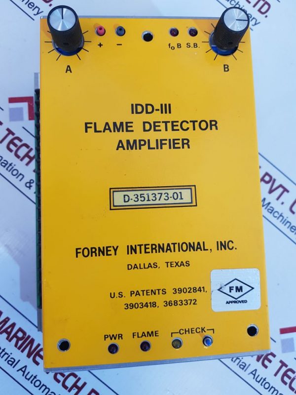 FORNEY D-351373-01 FLAME DETECTOR AMPLIFIER